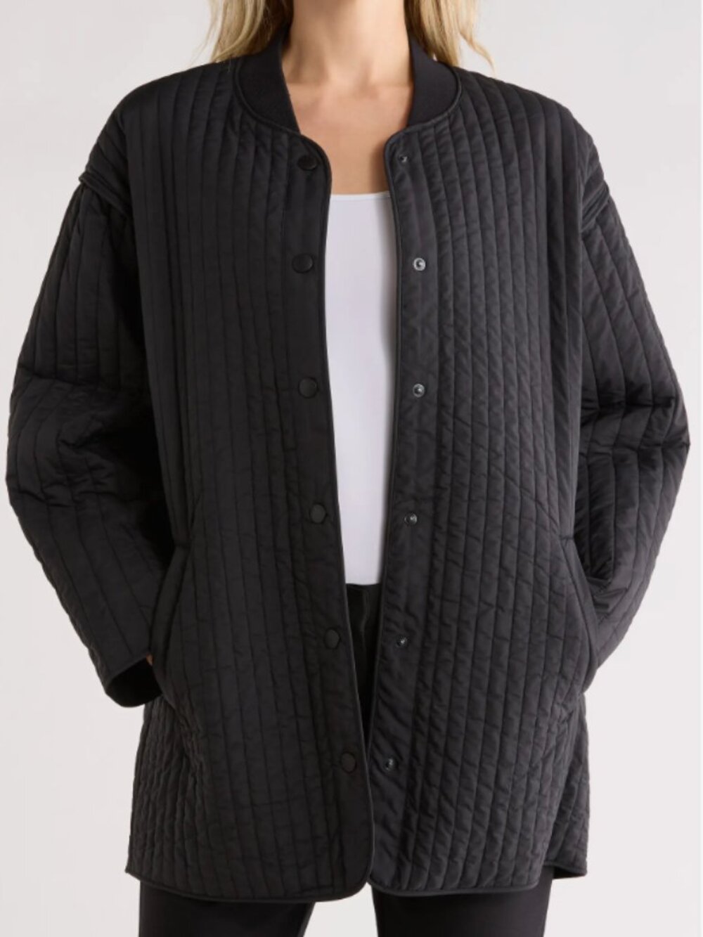NWT Rag & Bone Bobbi Quilted Jacket in Black (Size XS)